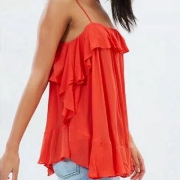 Free People Cascades Ruffle Camisole size small - Picture 2 of 7